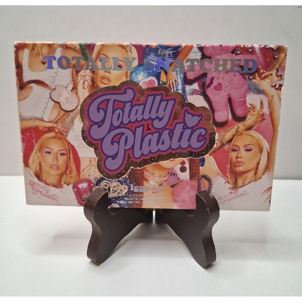 Iggy X Bh Totally Plastic 6 Color Face Palette Trendy Clean Vegan Makeup